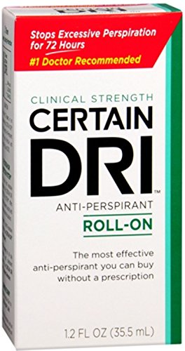 CERTAIN DRI Anti-Perspirant Roll-On 1.20 oz (Pack of 2)
