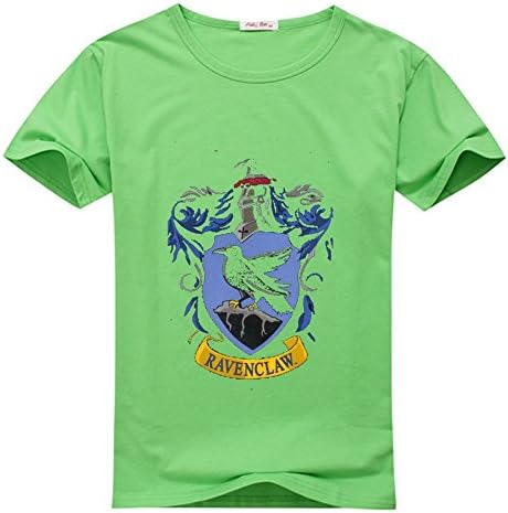 Zery Ben Mens T-Shirts Ravenclaw Logo Medium Green