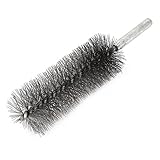 uxcell　ワイヤチューブブラシ　クリーニングブラシ　ステンレス鋼　16cm長さ 　40mm直径