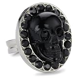 TARINA TARANTINO Classic Black/Silver Skull Ri