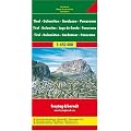 Scenic Routes in the Tyrol and the Dolomites: Map