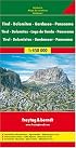 Scenic Routes in the Tyrol and the Dolomites: Map