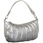 Calvin Klein Metallic Pleats Mini Hobo