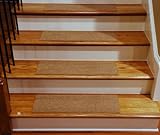 Dean Carpet Stair Treads 23" x 8" - Gold - set of 13