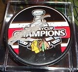 Kris Versteeg Signed Puck - * * STANLEY cup +COA - Autographed NHL Pucks