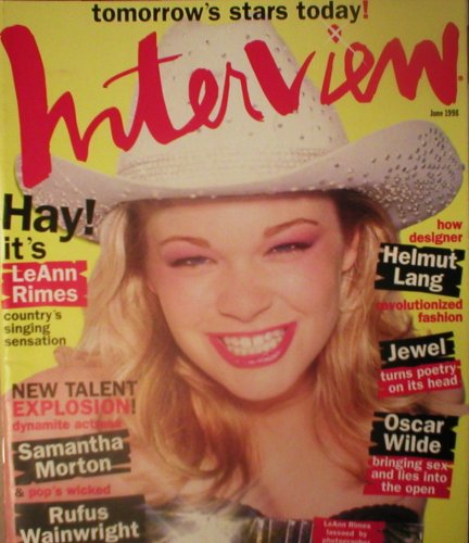Interview Magazine June 1998 LeAnn Rimes (Single Back Issue)