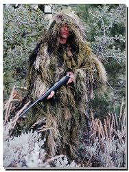 Ultra-light Ghillie Suit Jacket Mossy Size Extra Large- 2XL Outdoors Camo-Ghillie