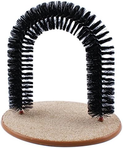 HOMEAN Self-Groomer and Massager ,Groom Toy Pet Cat Scratcher Toys Fur Grooming Brush