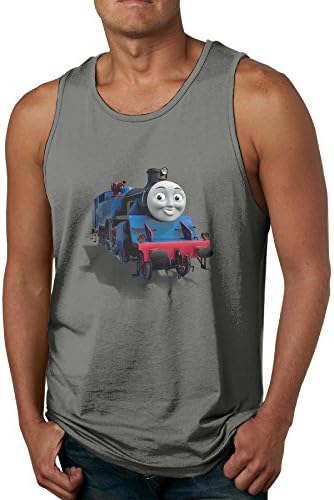KTKY Man's Thomas And His Friends Athletic Basic Tank Top Top X-Large DeepHeather