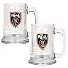 Real Salt Lake MLS 2pc 15oz Glass Tankard Set - Primary Team Logo by Great American Products