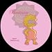 Simpsons Brainiac Button SB3335