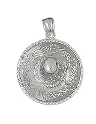 Clevereves 14K White Gold Pendant 3-D Cowboy 8.4 - Gram(s)