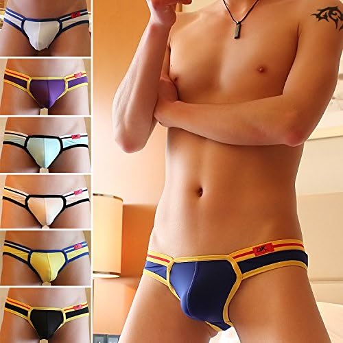 YUPN Sexy Mens Breathe Underwear Briefs Bulge Pouch,white m