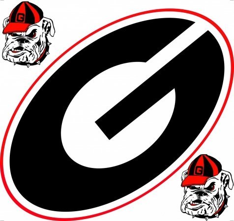 NCAA Georgia Bulldogs - 3 UGA Large Wall Accent Murals and Wall Accent Stickers