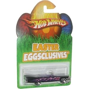 Mattel Hot Wheels 2007 Easter Eggsclusives Series 1:64 Scale Die Cast Metal Car N1140 - Black Classic 1959 Cadillac Convertible
