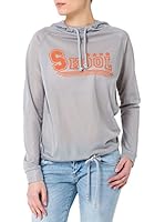 Cross Sudadera con Capucha (Gris Claro)