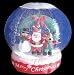 4' Airblown Inflatable Santa and Friends Snow Globe Lighted Christmas Yard Art