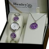 Henley Ladies Rennie Mackintosh Inspired Watch RMP-2.7 and Pendant Set