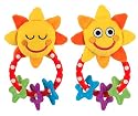 Sassy Stars and Sun Fun Plush Rattle