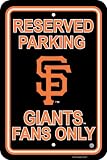 San Francisco Giants 12 x 18 Parking Sign San Francisco Giants 12 x 18 Parking Sign
