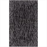 Bob Mackie Home by Surya MDR1008 Moderne Black / Gray Contemporary Rug
