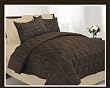 3 Pcs King Size / Sage Green Color Suede Quilted Bedspreads Set with Luxurious Suede Top Fabric / Top Christmas Gift