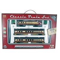 WowToyz Classic Train Set - Diesel Engine with Passenger Cars