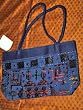 Blue Boho Banjara Gypsy India Sari Tapestry Handbag Purse
