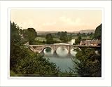 Dinham Bridge Ludlow England, c. 1890s, S-UNF