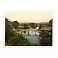 Dinham Bridge Ludlow England, c. 1890s, S-UNF