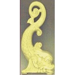 Mayer Mill Brass - DAI-1 - Dolphin Andiron - Pair by Mayer Mill Brass