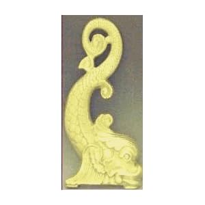 Mayer Mill Brass - DAI-1 - Dolphin Andiron - Pair