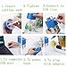 BestFire® Mini Bottle Cap Design USB Ultrasonic Humidifier Air Diffuser for for Office Travel Home Room Bedroom Desk Car Vehicle etc. (Blue)