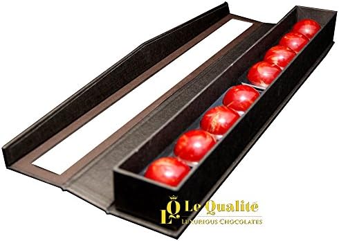 Delicious Gluten Free Belgian Cherry Chocolate Truffles Signature Collection Box (Box of 8 Truffles)