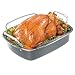 KitchenAid Heavy-Duty Nonstick Roaster with Floating Rack and Set of 2 Turkey Lifters