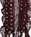 Doily-knit Acrylic Fringed Scarf In Fancy Gift Box With Free Shipping Image #3