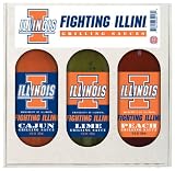 Illinois Fighting Illini 3 Bottle Grilling Sauce Gift Set