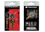 picture of True Utility Keyring System TU45 Key Ring Solution with Keyshackle and Cleverclips