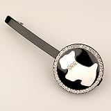 Douceur Noire - Cubitas Boulanger Collection (Hand-set Swarovski Crystals, Barrette)