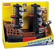 Fisher-Price Imaginext Black/Red Pirate Ship w/ 2 Figures
