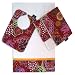Floral Lollipop Bib, Burp Cloth and Cuddle Blanket Set