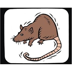 Mauspad mit der Grafik: Tier, Horoskop, Tiere, Ratte, Chinesisch