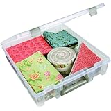 ArtBin 6955AB Super Satchel 1-Compartment Box, Translucent Clear