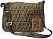 Fendi Brown Zucchino Zippered Messenger Bag 7VA148-MX7-F0VT4