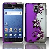 Samsung Infuse 4G Accessory - 	Blossoming Purple Violet Flower Protective H ....
