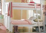 White Shutter Twin/full Bunk Bed