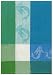 Waffle Weave 100% Cotton Mermaid Aqua Blue Dishtowel 18" X 28" Set / 6