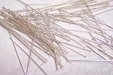 1 1/2 HEAD PINS 24 Gauge STERLING SILVER q.50