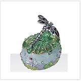Dragonfly with Garden Jewelry Box