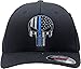 Punisher Blue Line Blue Flex Fit Hat 10986